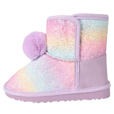 Spenkids 女童彩虹絨球輕便保暖靴 HPKV8C401G