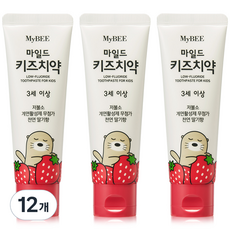 My Be Mild 兒童牙膏草莓味, 100g, 12個