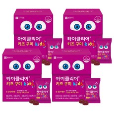 Chong Kun Dang 鍾根堂 Eyeclear 孩童綜合營養維他命軟糖, 60錠, 4個