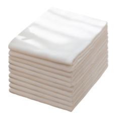 BABY&I 素色方形棉布尿墊, 單色, 10片