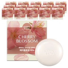 해피바스 오리지널 컬렉션 비누 체리블로섬향, 90g, 16개입