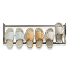 P&K 免鑽孔鞋櫃整理架 拖鞋浴室拖鞋架 大型, 灰色, 1個