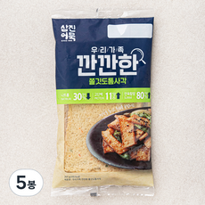 삼진어묵 깐깐한 쫄깃 도톰사각 어묵 4장, 260g, 5봉