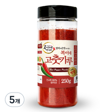 복이네먹거리 중국산 아주매운 100% 청양고춧가루 용기형, 250g, 5개