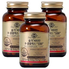 솔가 비타민B 콤플렉스 100, 50정, 3개