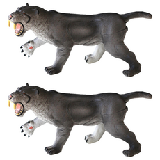 Bandi 軟膠動物劍齒虎公仔, 2個