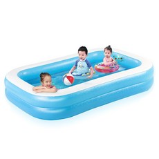 Bestway 豪華方形水上游樂池 BW 54006, 混色