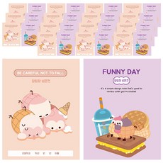 DADA Sosofun 國小筆記本 聯絡簿 寬格, 48個, 隨機出貨