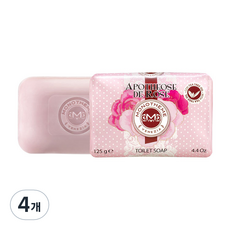 모노템 아포떼오즈 드 로즈 비누, 125g, 4개