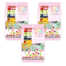 Coowy 方塊水果軟糖, 3個, 300g