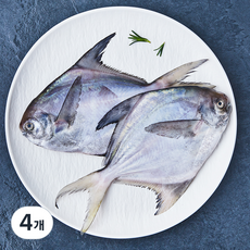 국내산 손질병어 2미 (냉장), 300g, 4개
