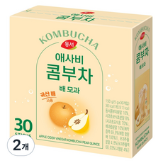 동서 애사비 콤부차 배 모과, 5g, 2개, 30개입