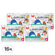 Lomoms 樂媽適 Air Kiki 黏貼型嬰兒紙尿褲, 512張, 中型(M)