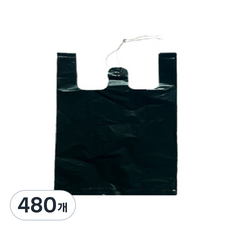 漂亮寶貝塑膠袋 手提 一般 塑膠 超市塑膠袋 黑色 4號, 12L, 480個
