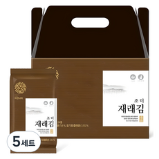 자연나라김 재래 도시락김 5g x 24p, 5세트