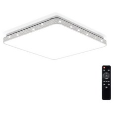 Yeonha Raon 房間吸頂燈 LED50W 可調光遙控器 無頻閃, 晝光色