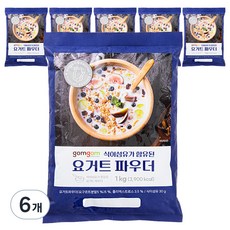 곰곰 식이섬유가 함유된 요거트 파우더, 1kg, 1개입, 6개