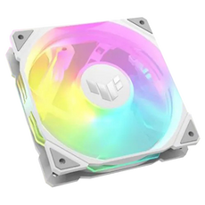 ASUS 華碩 GAMING TR120 FAN ARGB REVERSE WHITE 反向扇, 軍戎白, 1個
