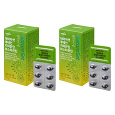 NatureSet 葉黃素玉米黃素蝦紅素膠囊, 2個, 30顆