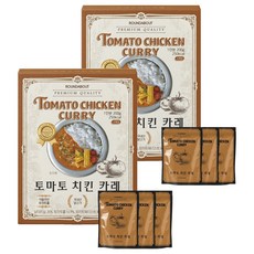 라운드어바웃 토마토 치킨 카레 3p, 600g, 2개