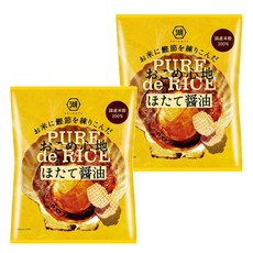 KOIKEYA 湖池屋 扇貝醬油風味米果 香脆餅乾 獨特調味 日常零食, 45g, 2包