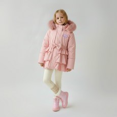 MARI N MORI 女童 Love You Niver 荷葉邊鋪棉外套