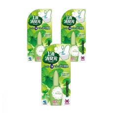 小林製藥 馬桶浴廁一滴芳香消臭劑, 清香, 20ML, 3瓶