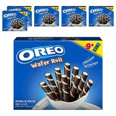 OREO 奧利奧捲心酥 香草口味 奶油鬆脆, 162g, 6盒