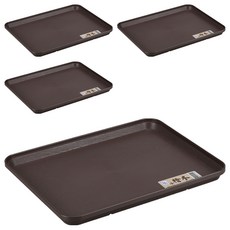 UDA 有達 小檜木端盤, 4個, 咖啡色