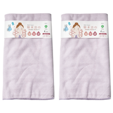 UdiLife 優的生活大師 AY纖妍吸水浴巾 70x150cm, B0781 顏色隨機, 2條