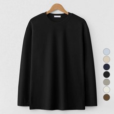 M.N.C 男士基本款防皺大尺碼長袖T恤 MDIT103LW