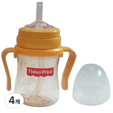 피셔프라이스 PPSU 만능 빨대컵, 블루, 4개, 200ml