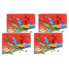 名池茶業 岳麗台灣高山烏龍茶葉禮盒 附提袋, 烏龍茶葉 100g 2罐 + 同款試飲包 30g 2包, 4盒