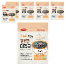 Bebest 貝思 兒童即食料理包 韓牛海帶湯, 200g, 6包