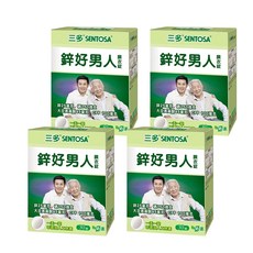 三多 鋅好男人膜衣錠 鋅25毫克 硒150微克 大豆異黃酮45毫克 CPP 100毫克 不添加人工色素, 850mg, 30顆, 4盒