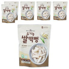 맛있는풍경 유기농 쌀떡뻥, 플레인, 25g, 6개