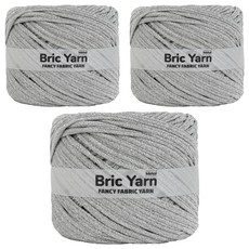 브릭얀 메탈 뜨개실 300g, 701 실버, 3개