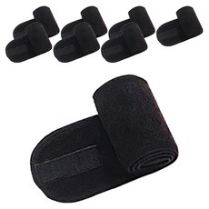 클레어라 남여공용 찍찍이 세안밴드, 블랙, 8개