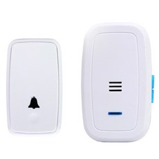 免電池無線門鈴 多首音樂可選 LED指示燈 遠距離傳輸, 1入