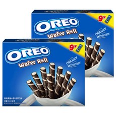 OREO 奧利奧捲心酥 香草口味 奶油鬆脆, 162g, 2盒