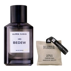 KLOWER PANDOR 輕香日常組 雨後清晨香水 + 私人派對空間香氛包 台灣公司貨, 1套