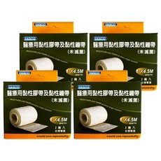 YASCO 昭惠 自黏彈性繃帶 1吋, 4個, 1個裝
