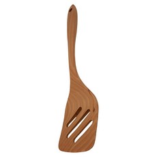 BIOK 山毛櫸原木 平漏煎鏟, Wooden Brown, 1支