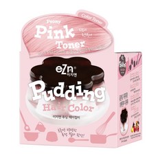 eZn 푸딩 헤어컬러 염모제, 피오니핑크토너, 1개