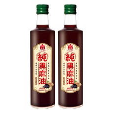 義美 100%純黑麻油, 500ml, 2瓶