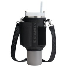 스탠리 올데이 캐리올 퀜처 H2.0 텀블러 스트랩백 1.18L, 블랙, 1개