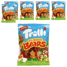 Trolli 經典小熊軟糖, 6包, 100g