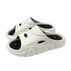 Hensen 磁吸磁鐵指壓拖鞋, 1個, 白色