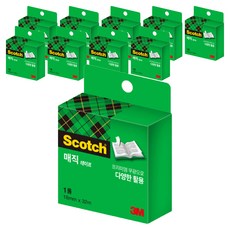 쓰리엠 스카치 매직 테이프 18mm x 32m, 10개