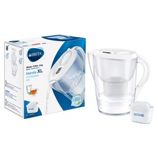 BRITA Marella 馬利拉濾水壺 + MXPRO 全效型濾芯 2個 3.5L, 1套, 白色